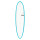 Surfboard TORQ TET 7.6 MOD Fun Blau Pinline