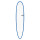 Surfboard TORQ TET 8.6 Longboard Blau Pinline