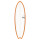 Surfboard TORQ TET 5.11 MOD Fish Orange Rail