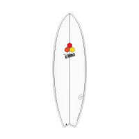 Surfboard CHANNEL ISLANDS X-lite PodMod 6.2 Weiss