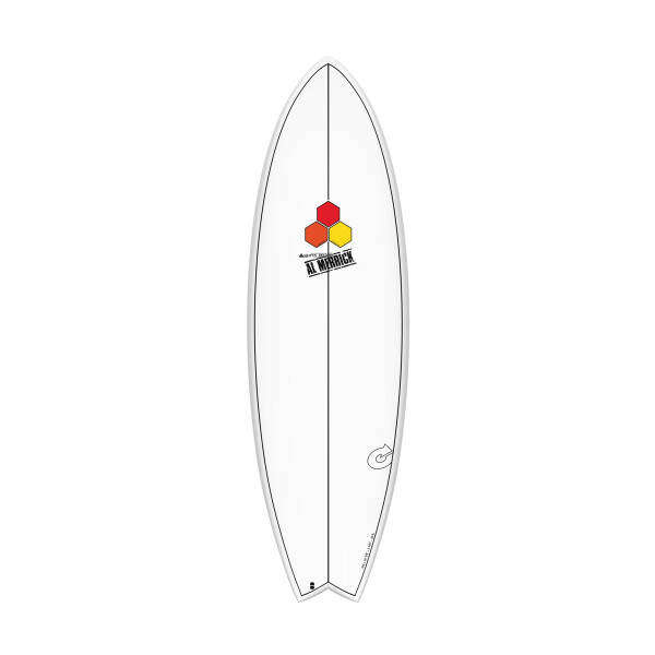 Surfboard CHANNEL ISLANDS X-lite PodMod 6.6 Weiss
