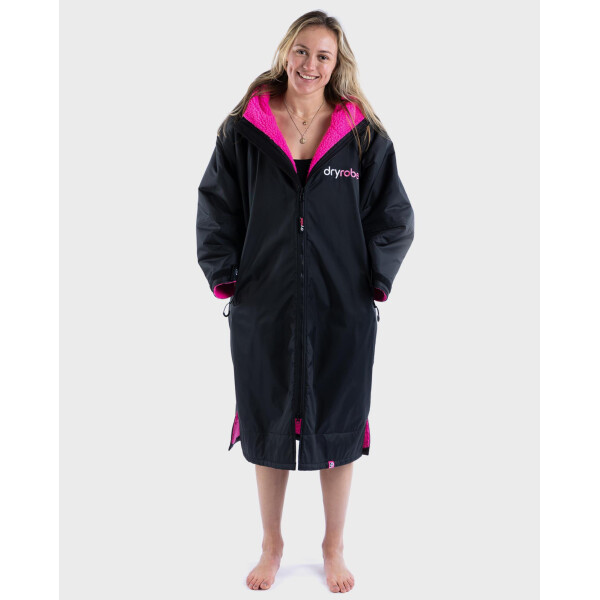 DRYROBE Advance Long Sleeve Schwarz Pink S