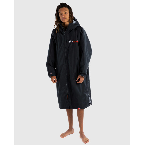 DRYROBE Advance Long Sleeve Schwarz Grau XL
