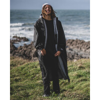 DRYROBE Advance Long Sleeve Schwarz Grau XL