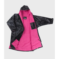 DRYROBE Advance Long Sleeve Schwarz Camo Pink L