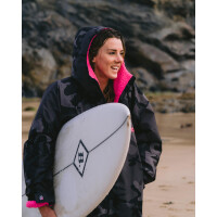 DRYROBE Advance Long Sleeve Schwarz Camo Pink L