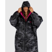 DRYROBE Advance Long Sleeve Schwarz Camo Pink L