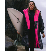 DRYROBE Advance Long Sleeve Schwarz Camo Pink XL