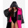 DRYROBE Advance Long Sleeve Schwarz Camo Pink XL
