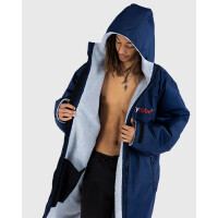 DRYROBE Advance Long Sleeve Navy Grau XL