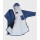 DRYROBE Advance Long Sleeve Navy Grau XL
