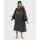 DRYROBE Handtuchmantel Bio-Baumwolle Grau L