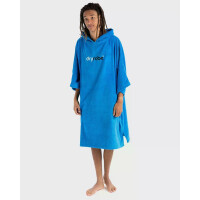 DRYROBE Handtuchmantel Bio-Baumwolle Kobalt Blau L