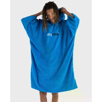 DRYROBE Handtuchmantel Bio-Baumwolle Kobalt Blau L