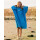 DRYROBE Handtuchmantel Bio-Baumwolle Kobalt Blau L