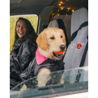DRYROBE Car Seat Double Cover Black Grey