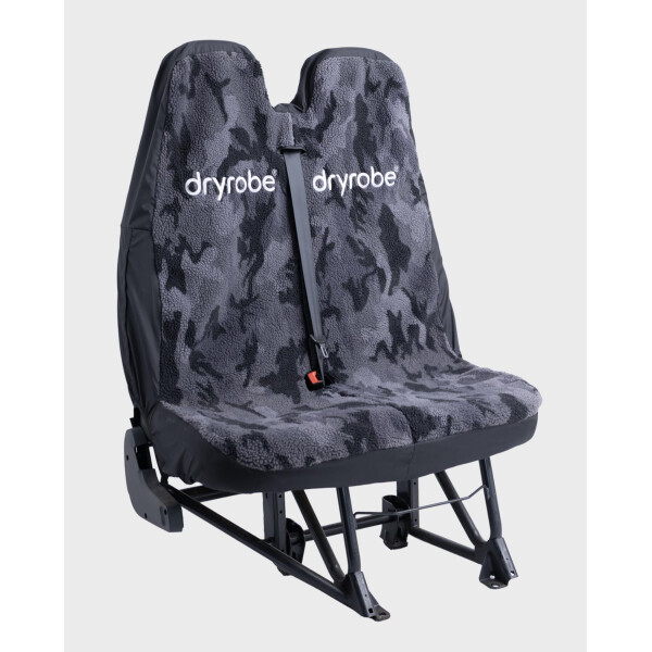 DRYROBE Car Seat Double Cover Camo Black