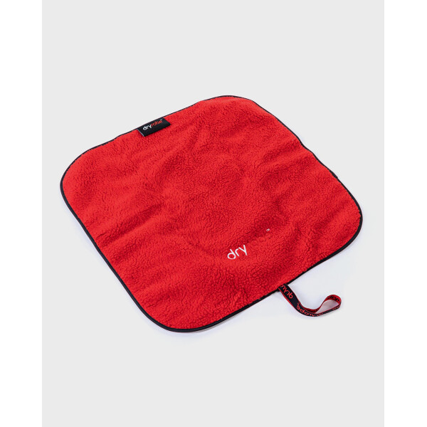 DRYROBE Umziehmatte Rot Schwarz