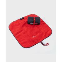 DRYROBE Umziehmatte Rot Schwarz