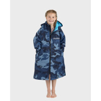 DRYROBE Advance Long Sleeve KIDS Camo Blau 5-9
