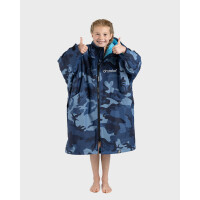 DRYROBE Advance Long Sleeve KIDS Camo Blau 5-9