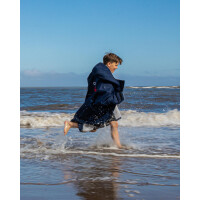 DRYROBE Advance Long Sleeve KIDS Navy Grau 5-9