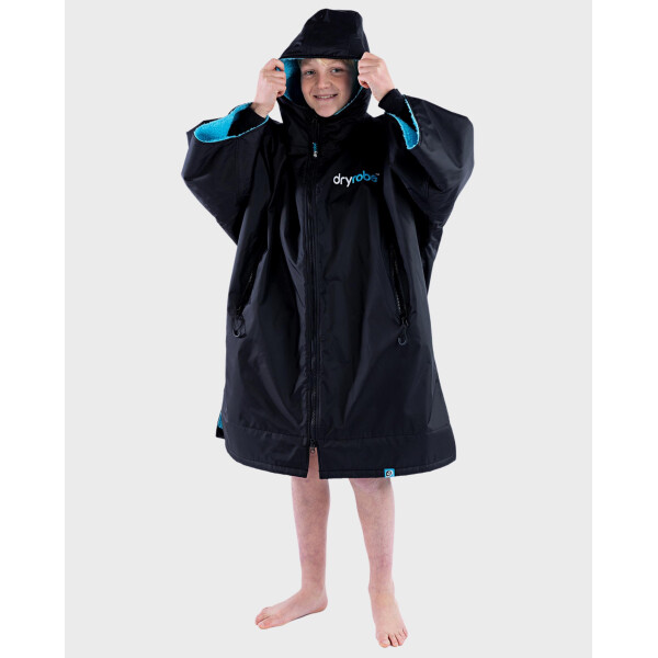 DRYROBE Advance Short Sleeve KIDS 5-9 Back Blue