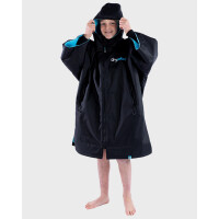 DRYROBE Advance Short Sleeve KIDS Schwarz Blau 5-9
