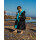 DRYROBE Advance Short Sleeve KIDS 5-9 Back Blue