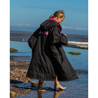 DRYROBE Advance Short Sleeve KIDS Schwarz Pink 5-9