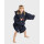DRYROBE Towel Robe Organic KIDS 5-9 Navy