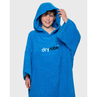 DRYROBE Handtuchmantel Bio KIDS Blau 5-9