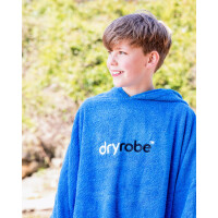 DRYROBE Handtuchmantel Bio KIDS Blau 5-9