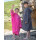 DRYROBE Handtuchmantel Bio KIDS Pink 10-13