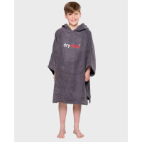 DRYROBE Handtuchmantel Bio KIDS Grau 5-9