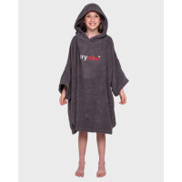 DRYROBE Handtuchmantel Bio KIDS Grau 5-9