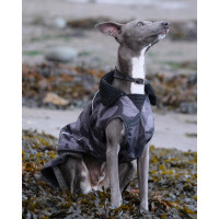 DRYROBE Dog Coat Hundemantel Schwarz Camo XS