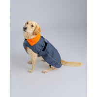 DRYROBE Dog Coat Hundemantel Grau Orange XXL