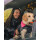 DRYROBE Dog Coat Hundemantel Schwarz Camo Pink XXL