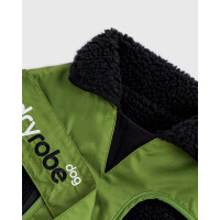DRYROBE Dog Coat Hundemantel Dunkelgrün Schwarz XS