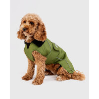 DRYROBE Dog Coat Hundemantel DunkelgrünSchwarz XXL