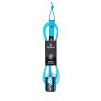 ROAM Surfboard Leash Premium 9.0 Blau