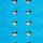 ROAM Footpad Deck Grip Traction Pad 3+ pcs blue