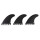 ROAM Thruster Fin Set Allround Small one tab Schw
