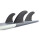 ROAM Thruster Fin Set Allround Med two tab black