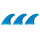 ROAM Thruster Fin Set Performer Med one tab Blau