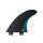 ROAM Thruster Fin Set Performer Med two tab black