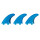 ROAM Thruster Fin Set Performer Med two tab blue
