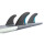 ROAM Thruster Fin Set Performer Large two tab blk