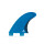 ROAM Quad Rear Fin Set Medium two tab Blue